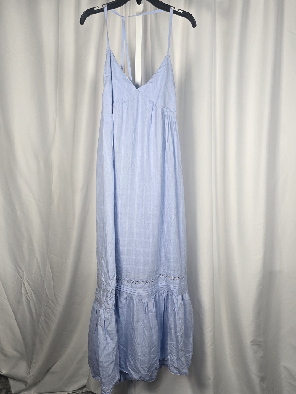 VICI Saskia Strappy Lace Trim Maxi Dress Women Sz M Garden Party New